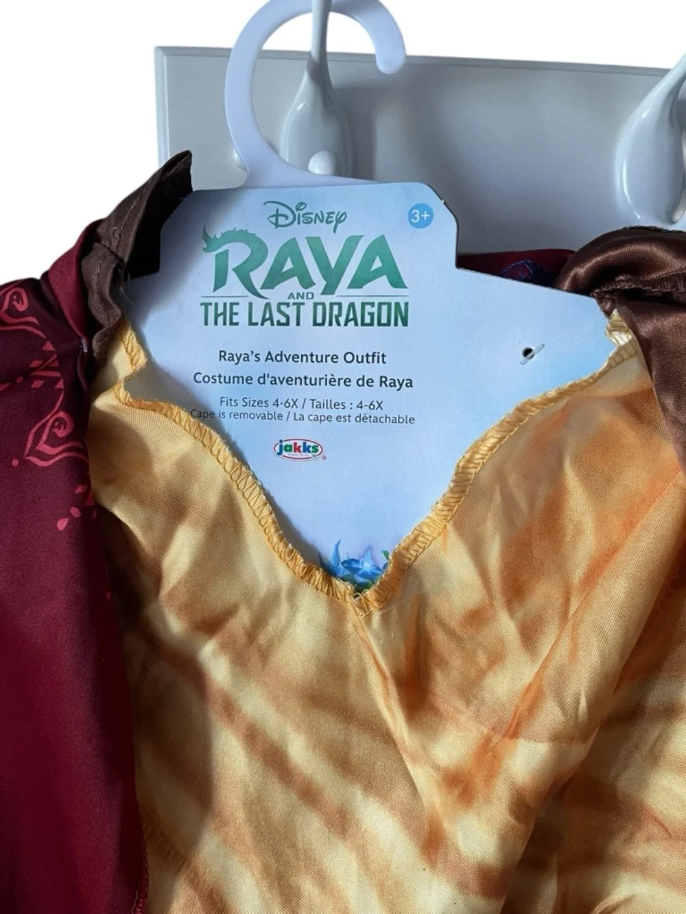 Disney's Raya and The Last Dragon Kids 4-6X Adventure Outfit Costume Halloween - Picture 3 of 6